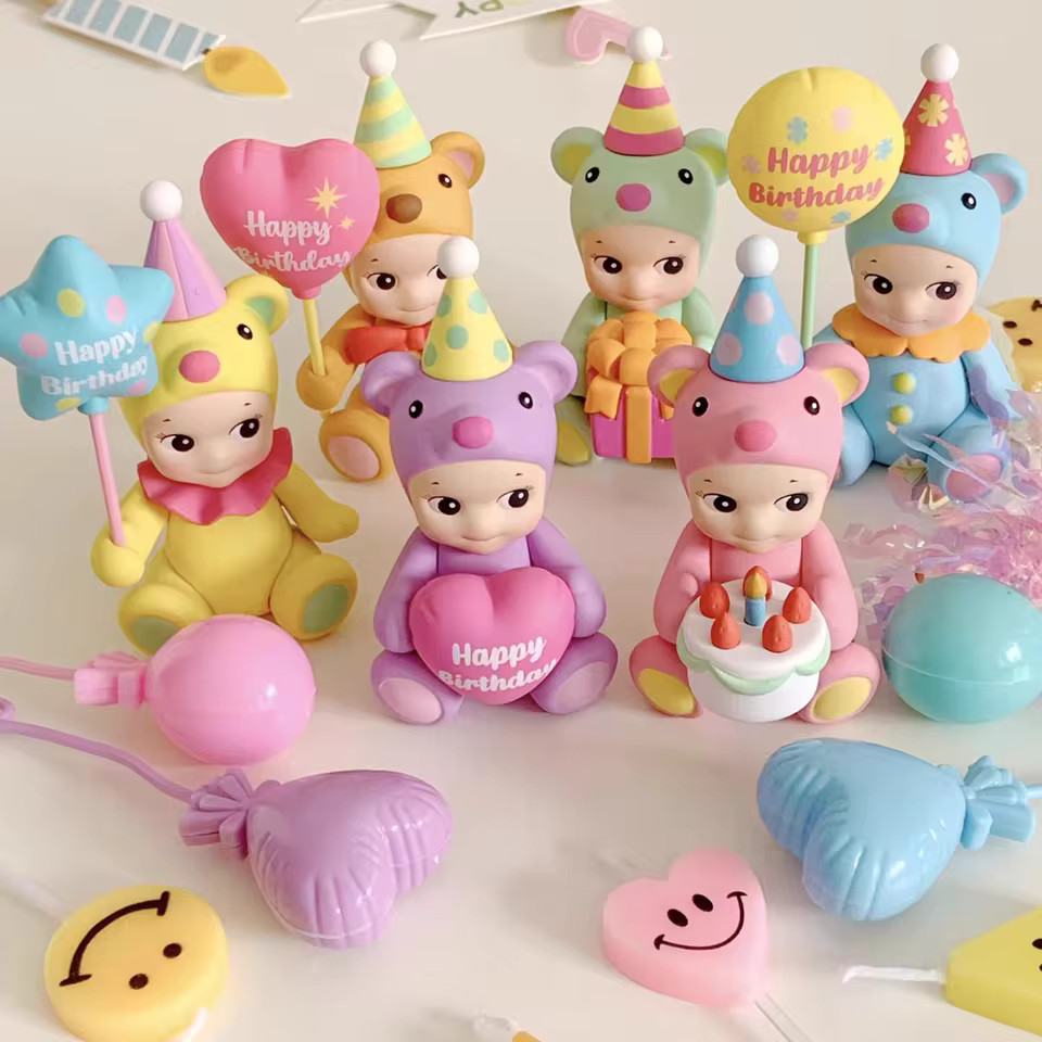 Birthday Gift Bear Series Sonny Angel Blind Box Animal Anime Figure Ornaments Cute Doll Fans Desk... | AliExpress (US)