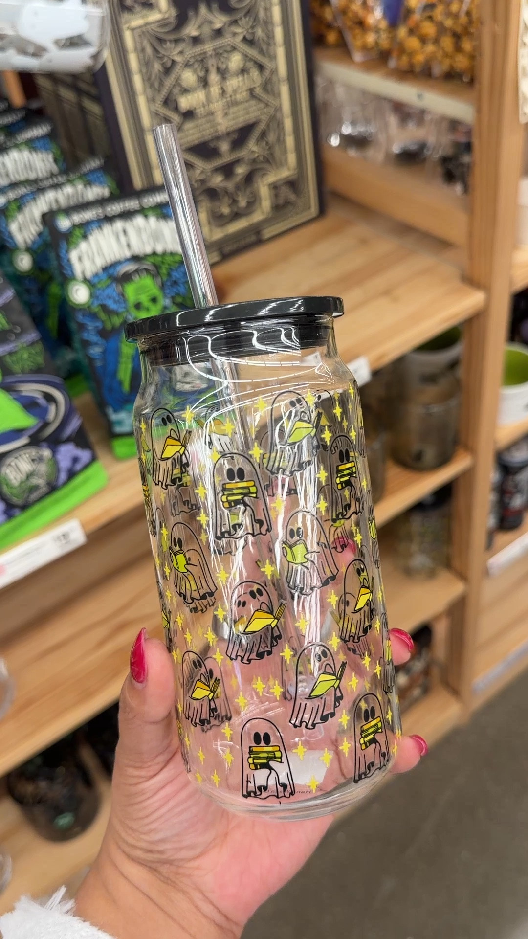The cutest bookish ghostie glass for Halloween, summerween, fall 👻 Halloween kitchen finds, home finds

#LTKHome #LTKSeasonal