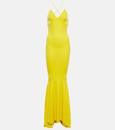 Fishtail velvet gown | Mytheresa (US/CA)