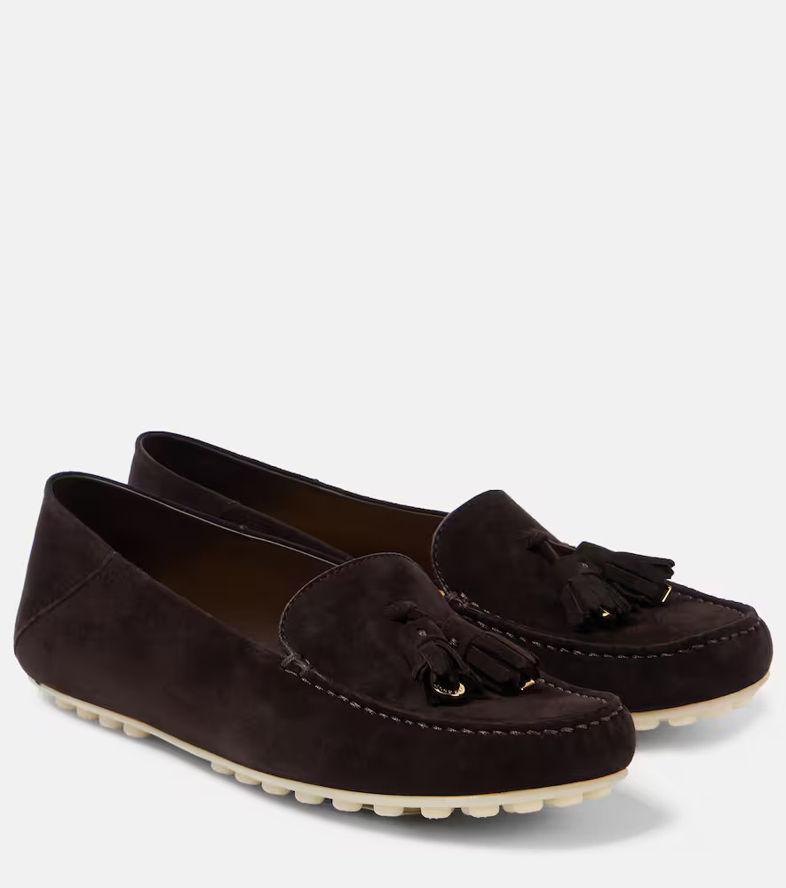 Loro Piana Dot suede moccasins | Mytheresa (INTL)