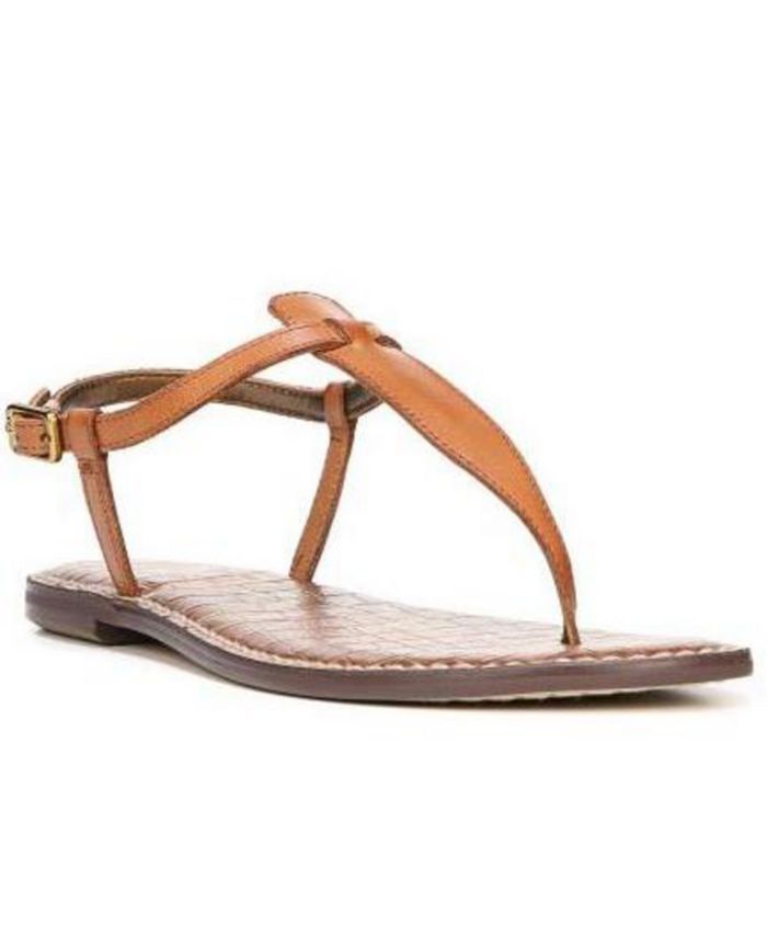 Sam Edelman
          
  
  
      
          Gigi T-Strap Flat Sandals | Macys (US)