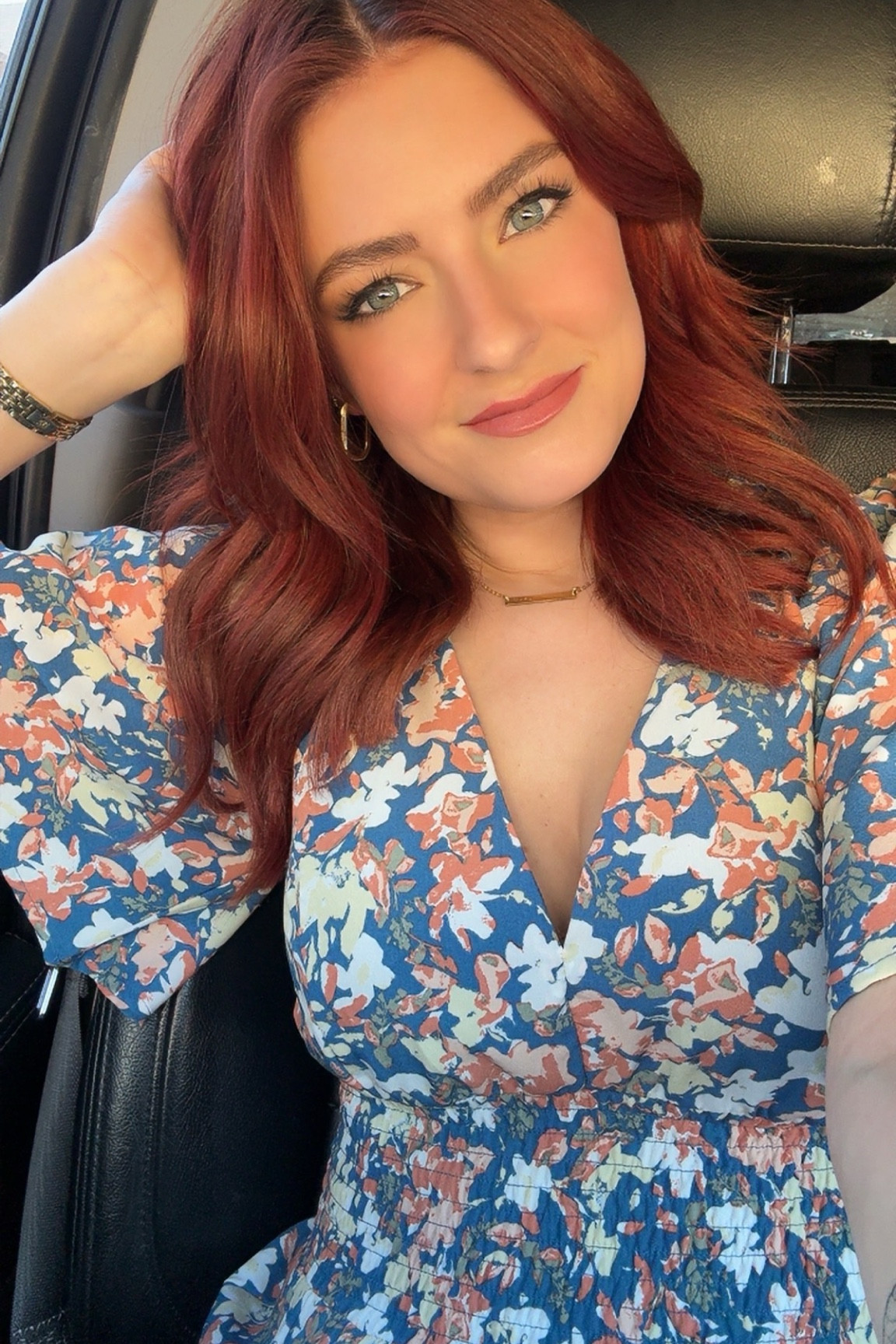 Blue floral dress 🤩