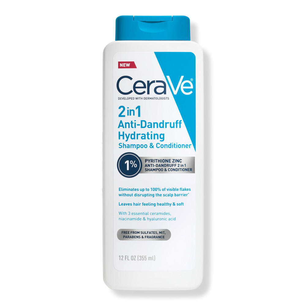 CeraVe 2-in-1 Anti-Dandruff Hydrating Shampoo and Conditioner - 12.0 oz | Ulta