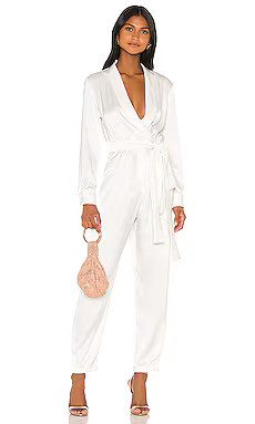 NONchalant Label Nadine Jumpsuit in Bone from Revolve.com | Revolve Clothing (Global)