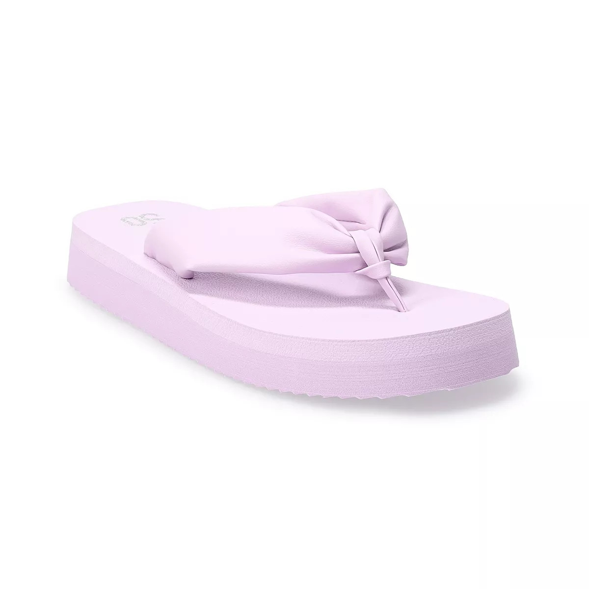 SO® Brystol Women's Puffy Flip-Flop Sandals | Kohl's