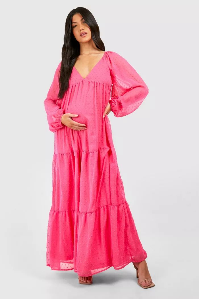 Maternity Pink Dress | boohoo (US & Canada)