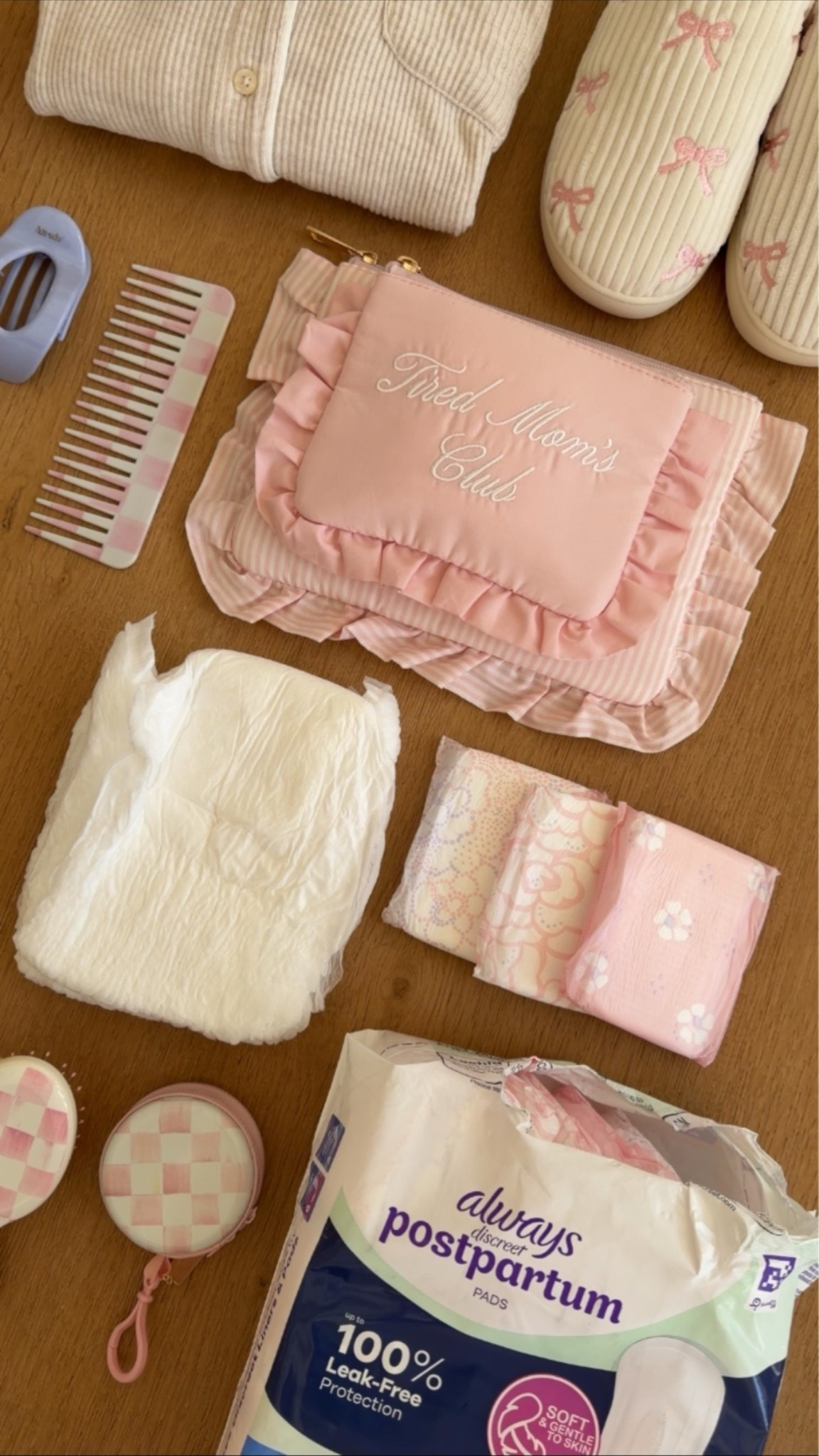 #ad #AlwaysDiscreet_Partner 🩷 Here’s a little peek at what I’m packing in my hospital bag for baby girl #3! As a third time mom, these @alwaysdiscreet postpartum underwear and pads are my top recommendation for the hospital. Both the underwear and pads offer up to 100% leak-free protection and are made without fragrances, parabens and latex - available from @target! #liketkit #TargetPartner

#LTKBump #LTKBaby #LTKmomlife