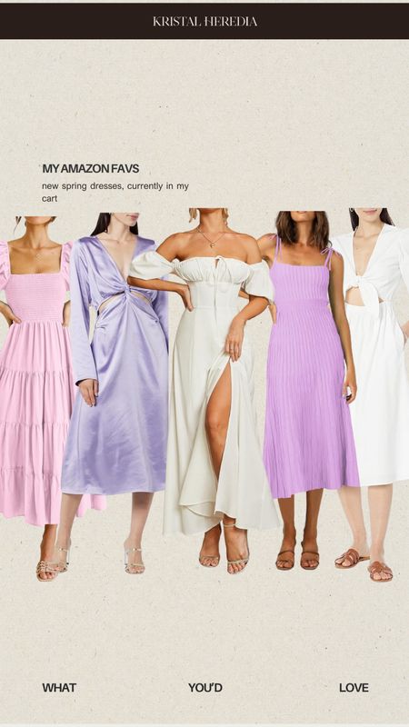 Affordable spring dresses I’m loving from Amazon!

P.S. Be sure to heart this post so you can be notified of price drop alerts and easily shop from your Favorites tab!

#LTKmidsize #LTKstyletip #LTKSeasonal