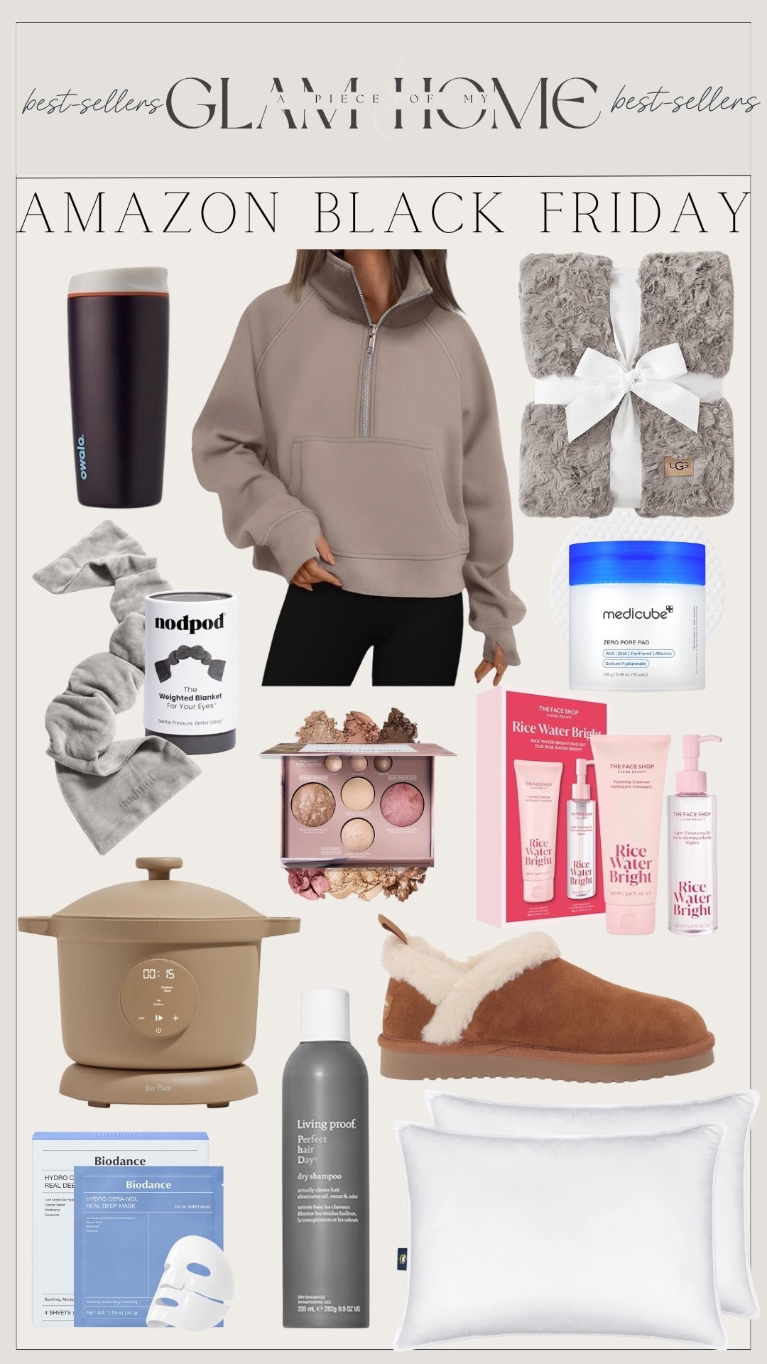 Amazon Black Friday and cyber Monday deals still going! Check out some of Amazon’s best deals! 

Women’s finds, gift ideas, beauty finds, skincare, nodpod, tumbler, Ugg throw blanket, slippers, sweatshirt 

#LTKHoliday #LTKSaleAlert #LTKCyberWeek