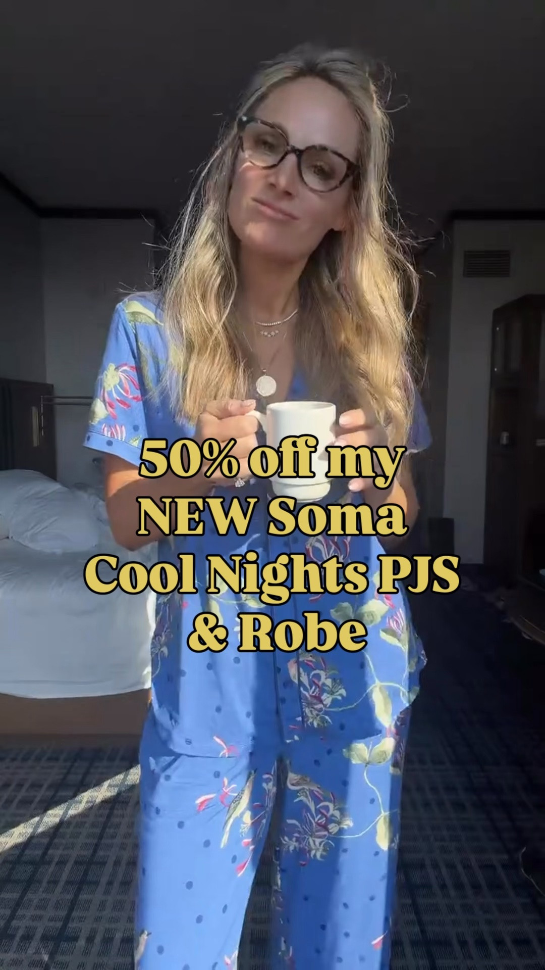 50% off my new cool nights PJS & Robe!!!! Obsessed

#LTKNYFW #LTKOver40 #LTKSaleAlert