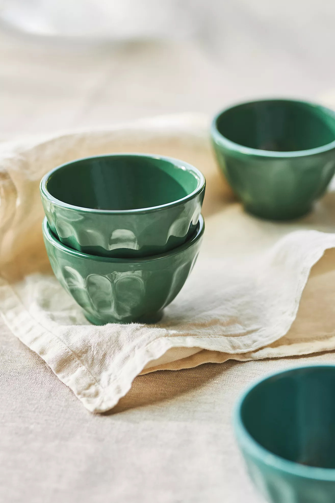 Amelie Latte Mini Bowls, Set of 4 | Anthropologie (US)