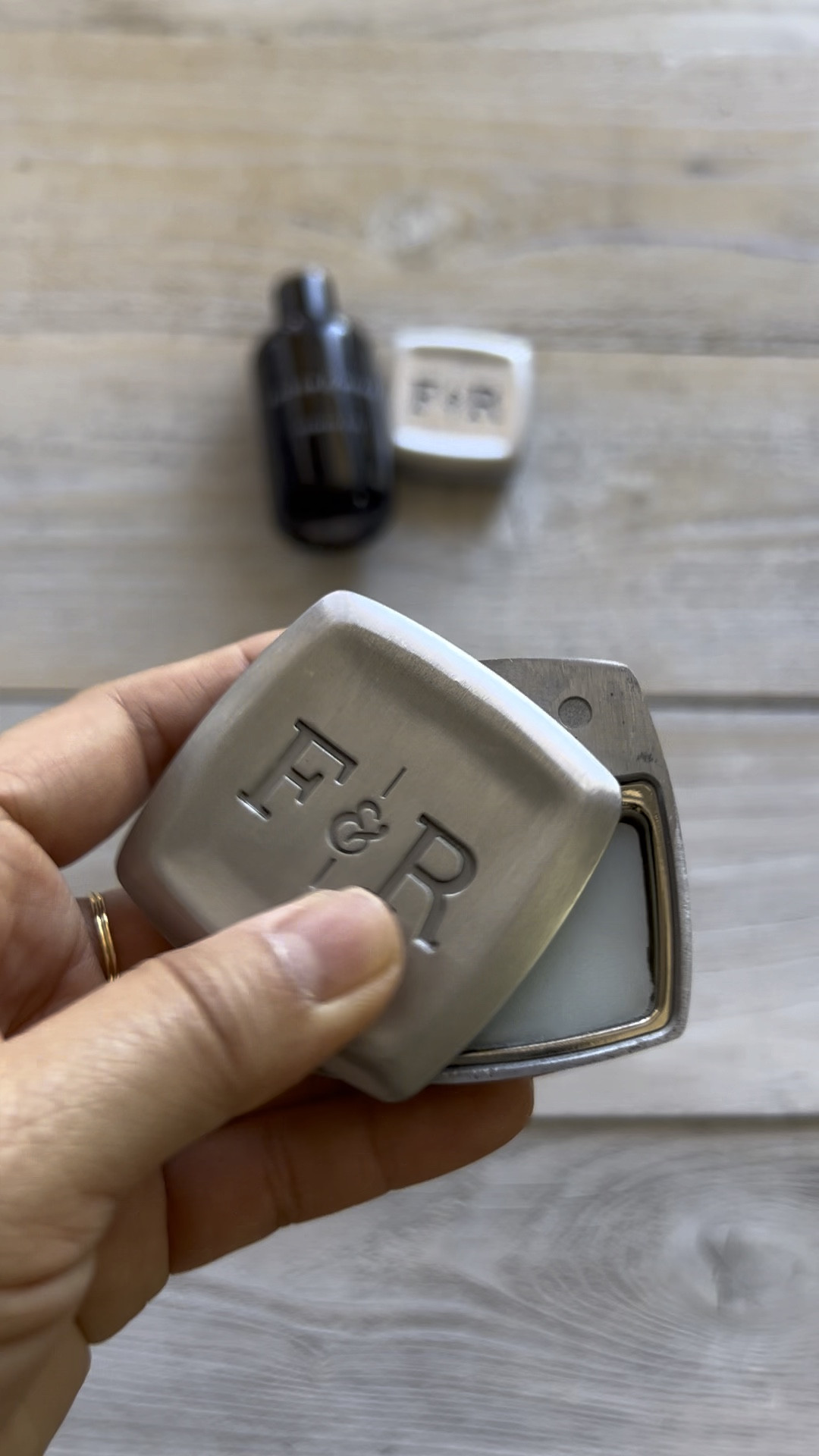 i love how discrete i can be when applying my solid fragrances. no messy sprays that smell up the entire room or leak in my bag! a quick swipe and no one has to know.

#solidfragrance #cologne #perfume #fultonandroark #fragrance 

#LTKFind #LTKmens #LTKbeauty