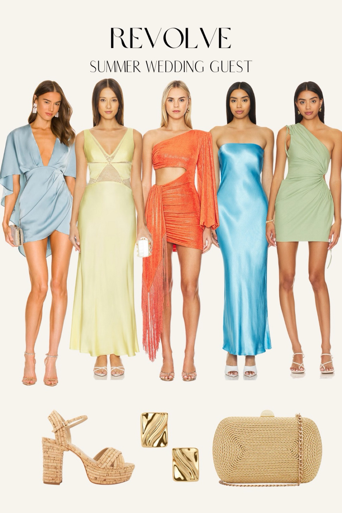 Revolve summer wedding guest outfit inspo 

Blue dress
White dress
Summer dress
Yellow dress
Green dress 

#LTKSeasonal #LTKWedding #LTKStyleTip