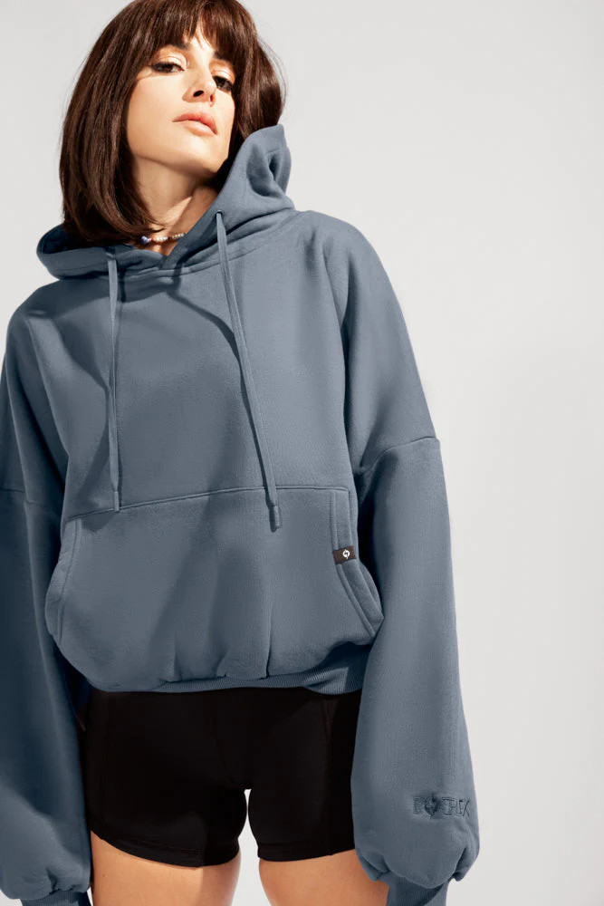 Pullover Cloud Hoodie - Denim Blue | POPFLEX