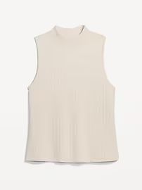 Fitted Sleeveless Mock-Neck Top for Women | Old Navy (US)