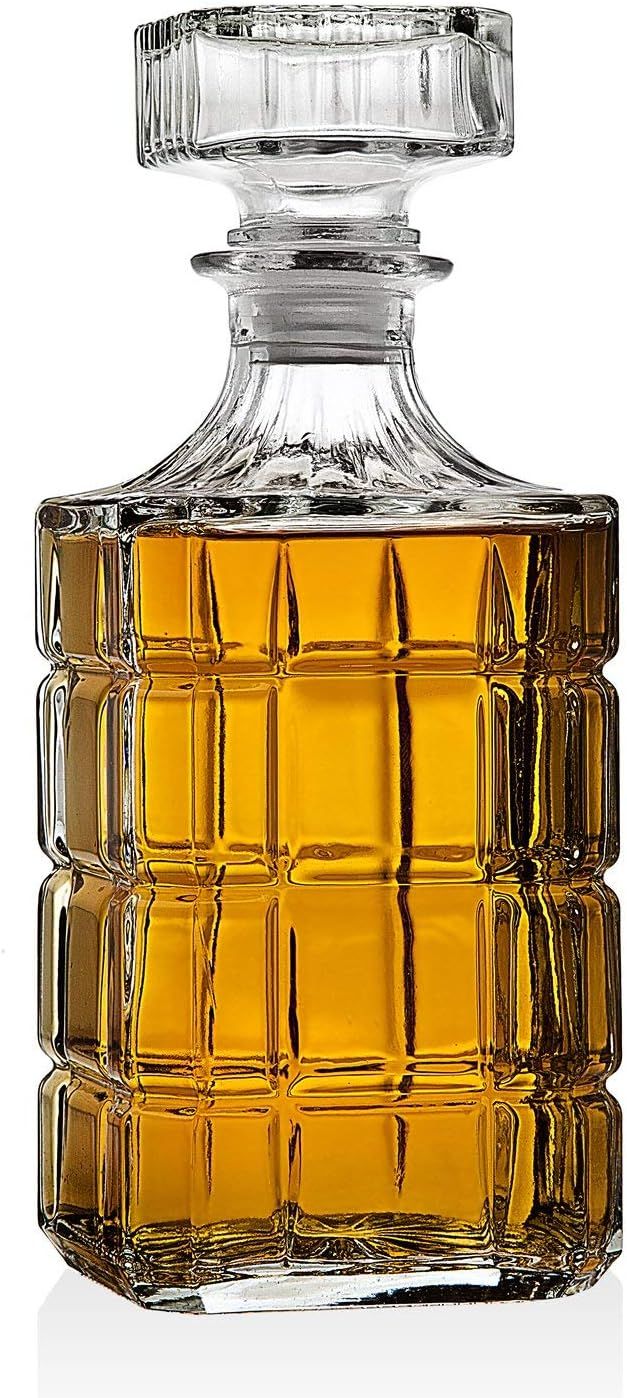 Amazon.com | Lefonte Whiskey Decanter, Whiskey Decanter for Scotch Liquor Bourbon or Wine - 750ml... | Amazon (US)