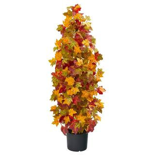 Nearly Natural 39 in. Autumn Maple Artificial Tree 9998 - The Home Depot | The Home Depot
