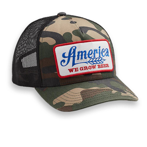 We Grow Beer Hat-Camo | Rural Cloth