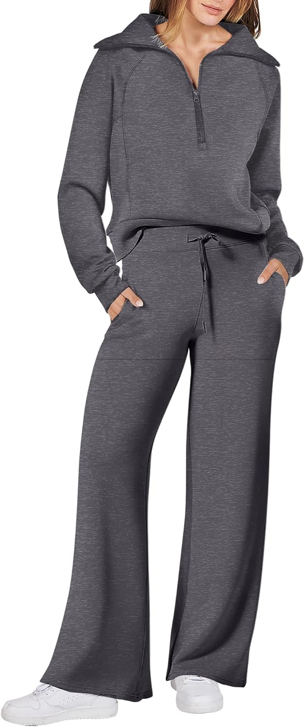 ANRABESS Women 2 Piece Set Sweatsuits Lounge Fall Outfits | Amazon (US)