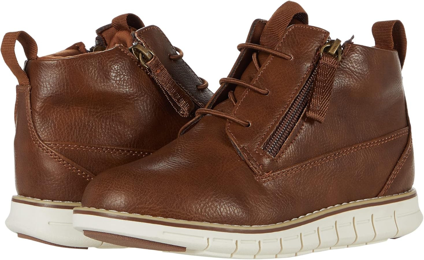 Steve Madden Boy's Major Chukka Boot, Brown, 5 Big Kid | Amazon (US)