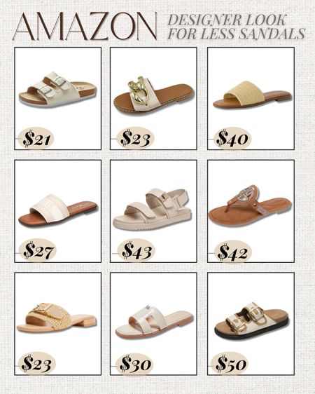 Designer look for less summer sandals from Amazon !

#LTKShoeCrush #LTKFindsUnder50 #LTKSaleAlert