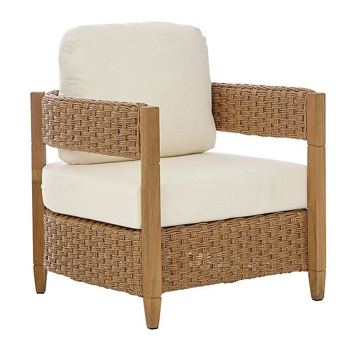 Cypress Outdoor Lounge Chair with Cushions | Ballard Designs, Inc.