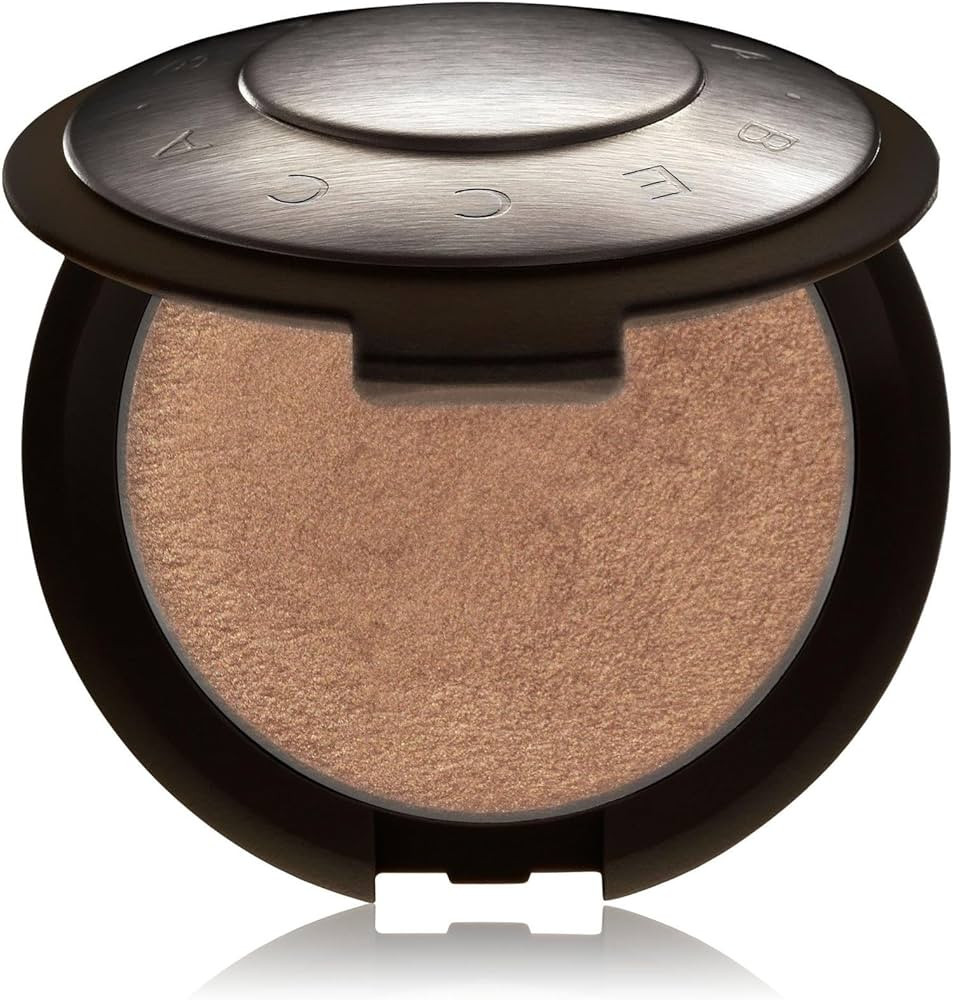 BECCA - Shimmering Skin Perfector Pressed High Lighter, Opal: Neutral, white gold with soft pink ... | Amazon (US)