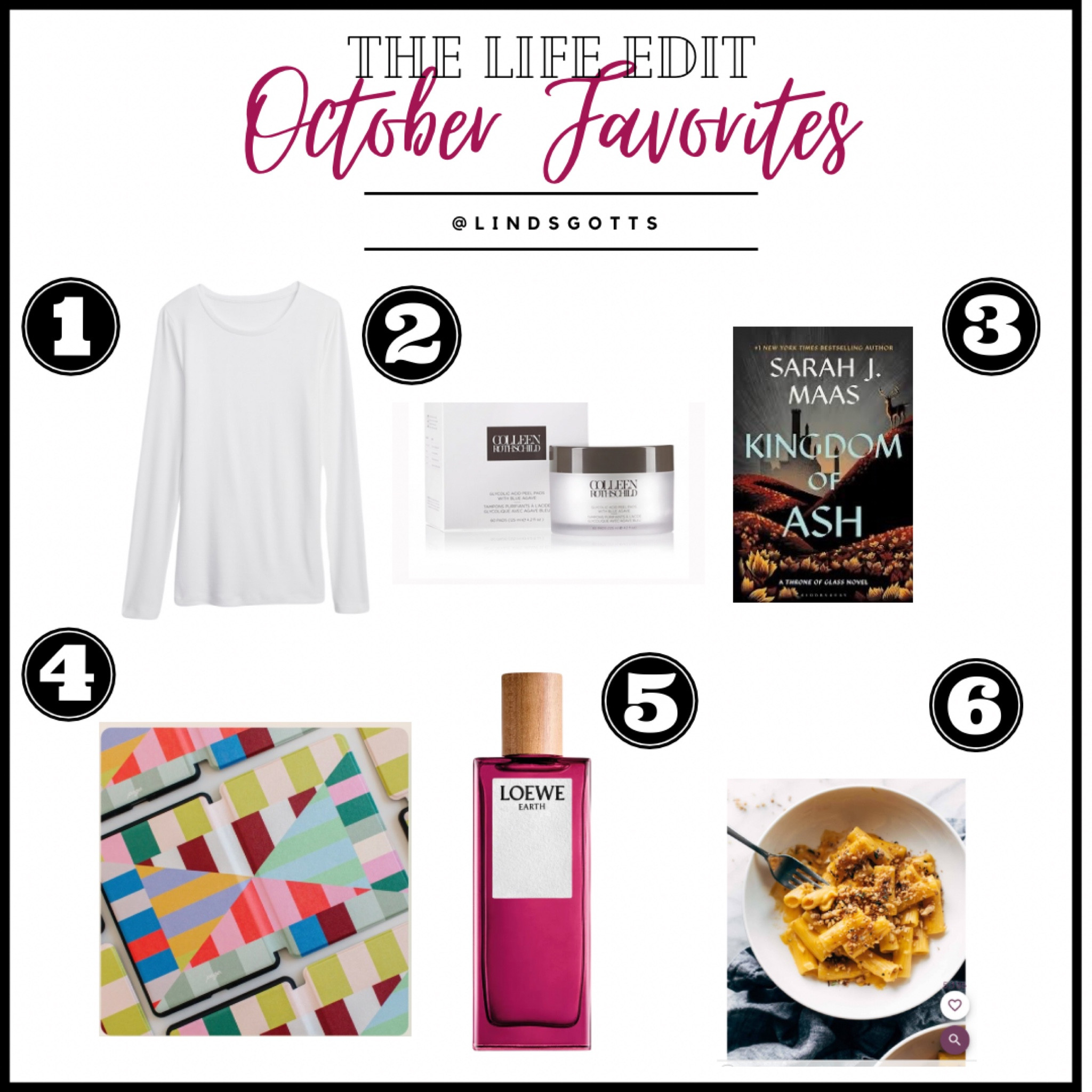 October Favorites- vetted, tested, approved. ✅

Kindle cover- @page.theshop on Instagram 

Recipe- Pumpkin rigatoni from Pinch of Yum 