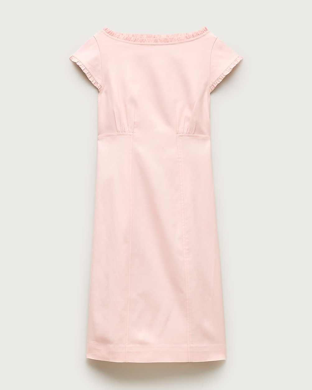 Ruffle-trim dress in Gramercy linen blend | J. Crew US