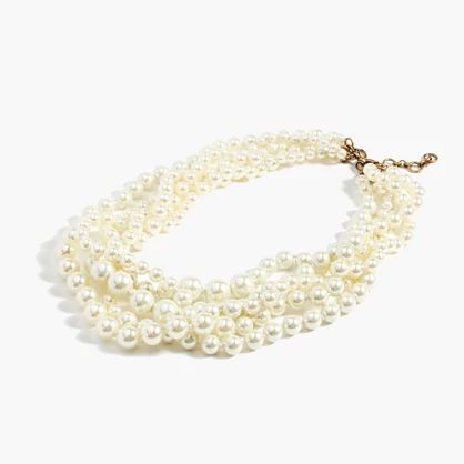 Pearl twisted hammock necklace | J.Crew US