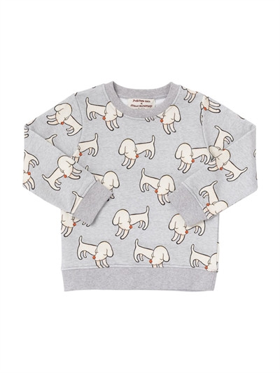 Stella Mccartney Kids - All over print organic cotton sweatshirt - Grey | Luisaviaroma | Luisaviaroma