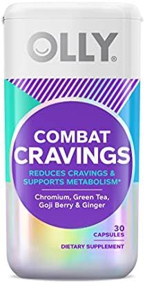 OLLY Combat Cravings Capsules, Metabolism & Energy Support Supplement, Chromium, Green Tea, Goji ... | Amazon (US)