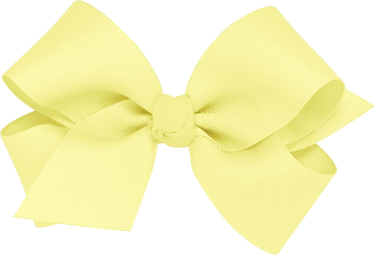 Wee Ones Girls' Classic Grosgrain Hair Bow with Knot Wrap Center on a WeeStay No-Slip Hair Clip, ... | Amazon (US)
