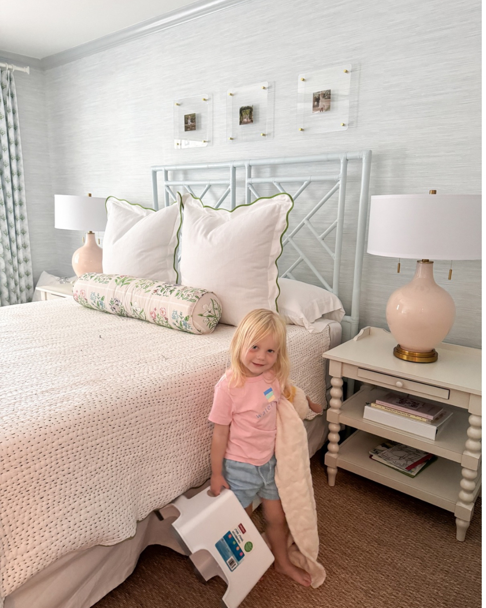 Big girl room complete! A mix of designer bedding, custom drapes with everything else sourced from Amazon! 

#LTKFindsUnder100 #LTKStyleTip #LTKHome