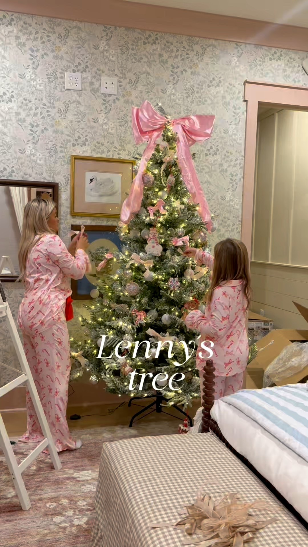 Girly Christmas tree 🩷🌲  

#LTKHome #LTKKids #LTKHoliday