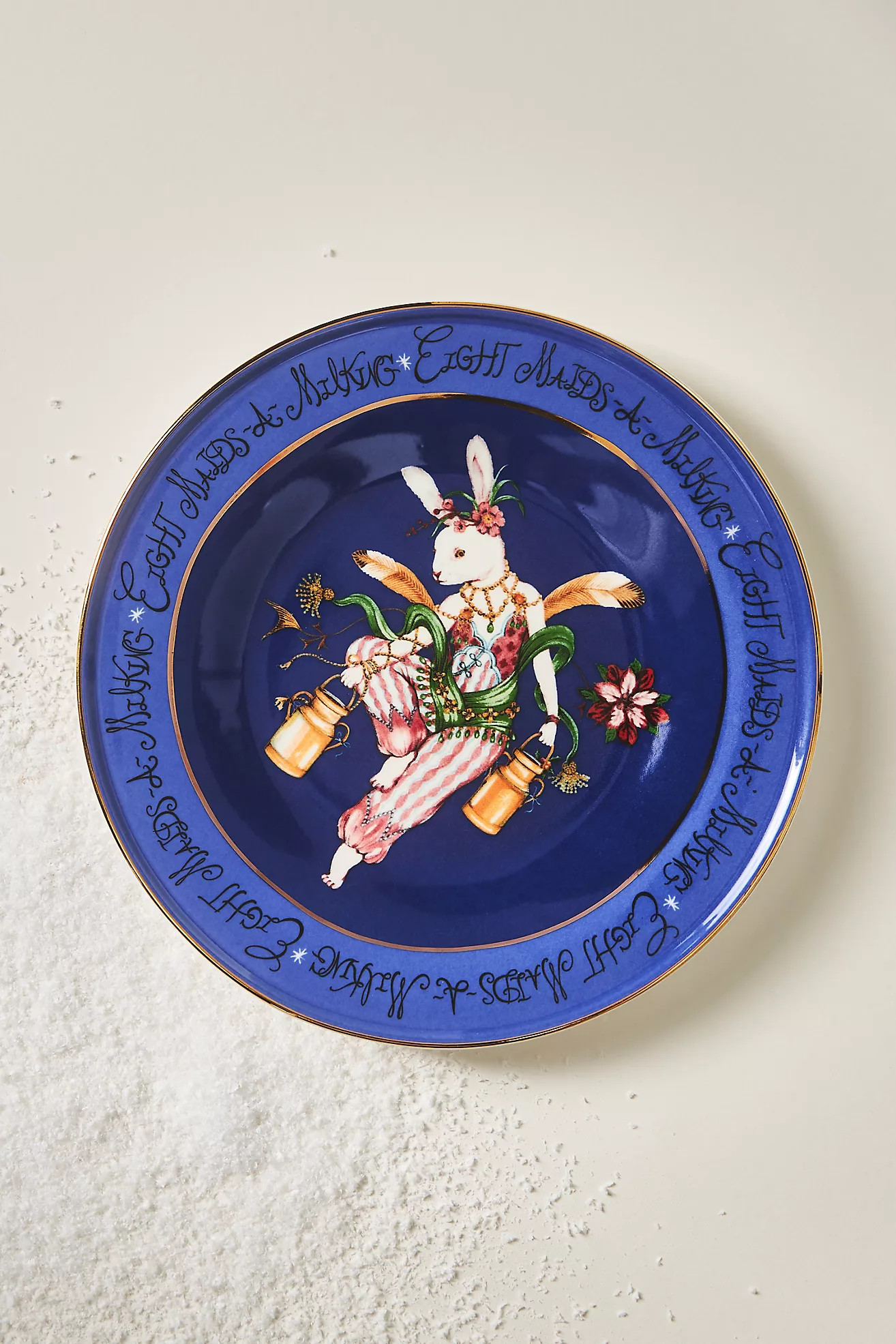 Phannapast Taychamaythakool x Anthropologie Twelve Days of Christmas Stoneware Dessert Plate | Anthropologie (US)