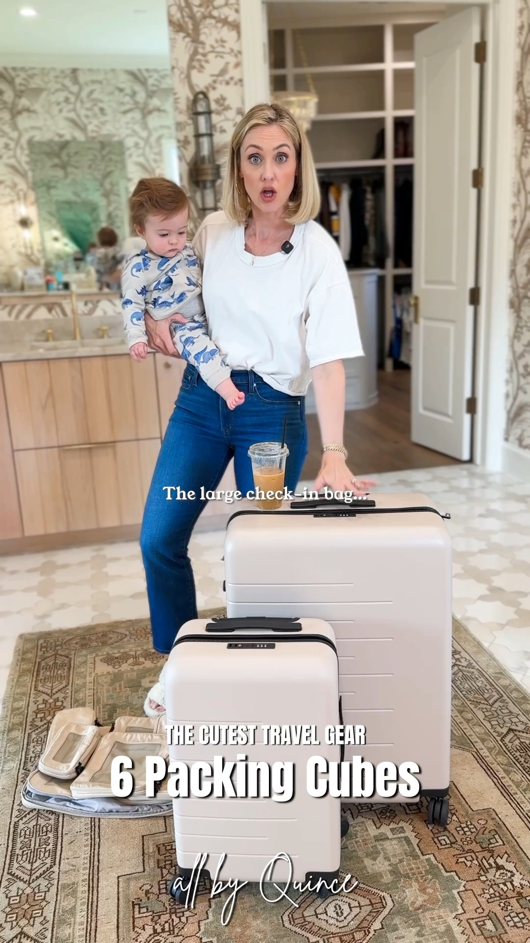 Mom to 5 Boys: Travel System

This is my go-to setup from @onequince: the Large Suitcase in Tan, the Carry-On, plus their packing cubes — everything fits together perfectly and keeps our trips way more organized.

🧳 Large Suitcase (Tan): $199
🧳 Carry-On: $129
✨ Duo set together: $229
🧺 Packing Cubes: $60

Features I actually care about:

– Lightweight polycarbonate shell that holds up to real travel
– Ultra-smooth Hinomoto spinner wheels
– TSA lock for peace of mind
– Built-in compression + interior organization
– Minimal, elevated aesthetic

I assign each kid a cube, unzip straight into hotel drawers, and never dig for outfits. It’s one of those small systems that saves me so much mental energy when we’re on the move.

Everything’s linked on LTK 🤍
#QuincePartner @onequince 