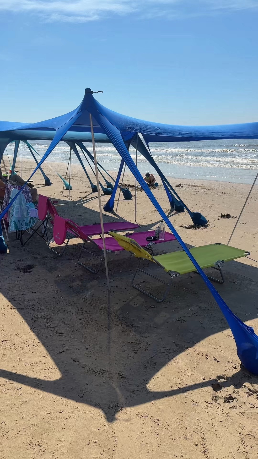 Beach tent and chairs!