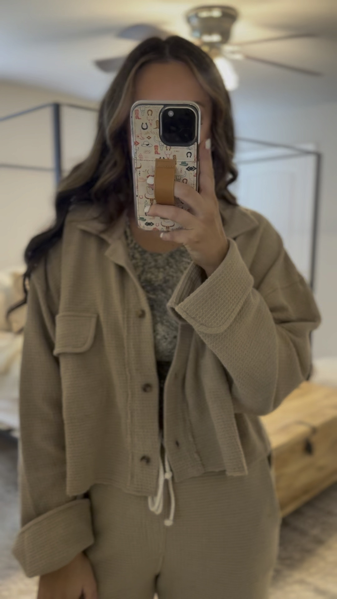 Tribe Kelley two piece lounge set and camo crop razor back tank- wearing a medium in the set and a small in the tank 

#LTKActive #LTKVideo #LTKStyleTip