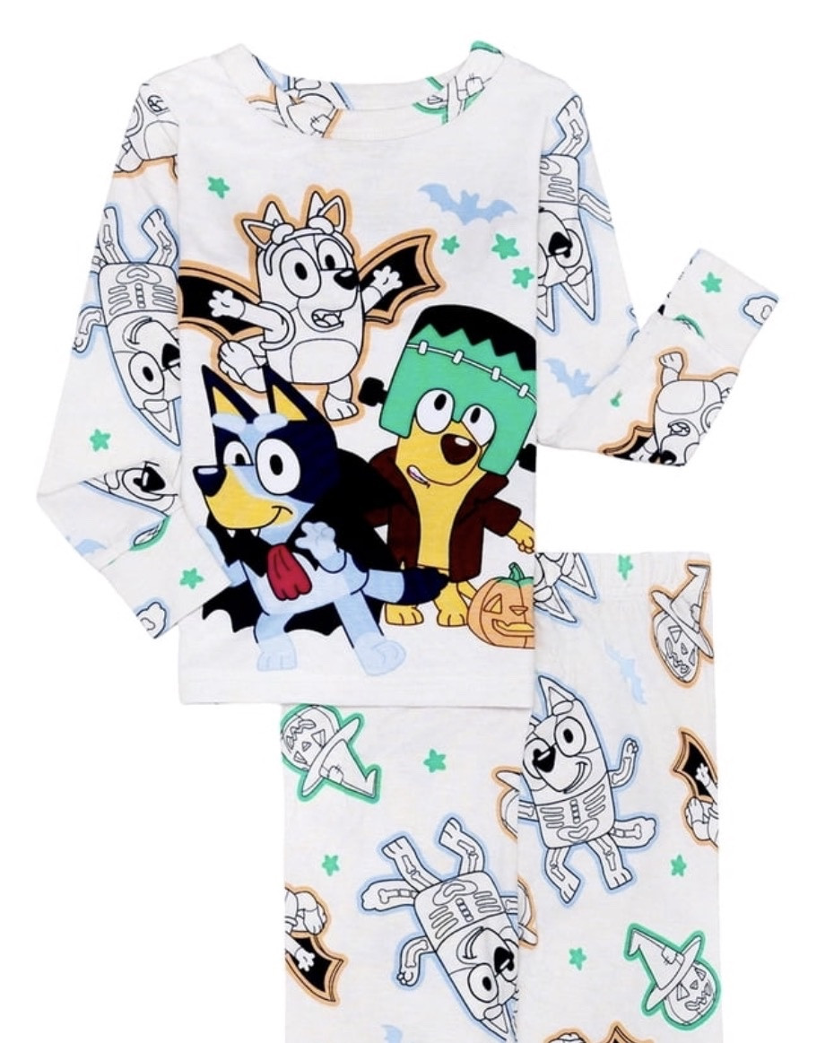 🎃👻 Halloween pajamas are already showing up at Walmart; and they’re only $13!

If you’re getting a head start on Halloween shopping, these Character Toddler Halloween 2-Piece Pajama Sets are too cute to pass up! I spotted adorable designs featuring Bluey, Barbie, Cars, and Monsters, Inc., making bedtime even more fun for your little Halloween fan.

Available in sizes 12M–5T, these cozy toddler pajamas are perfect for Halloween movie nights, pumpkin patch trips, festive bedtime, Boo Baskets, fall family traditions, and October countdowns. At just $13, they’re an easy way to add a little Halloween magic to your toddler’s wardrobe.

🎃 Licensed character Halloween pajamas
💙 Bluey, Barbie, Cars & Monsters, Inc.
👻 Sizes 12M–5T
🍂 Perfect for fall & Halloween season
🛍️ Only $13 at Walmart

💬 Which pair would your toddler choose first: Bluey, Barbie, Cars, or Monsters, Inc.?

#LTKKids #HalloweenPajamas #ToddlerPajamas #Bluey #Barbie #DisneyCars #MonstersInc #HalloweenKids #ToddlerHalloween #BooBasketIdeas #FallKidsFashion #WalmartFinds #ToddlerClothes #HalloweenShopping #LTKFinds

#LTKSeasonal #LTKKids #LTKBaby