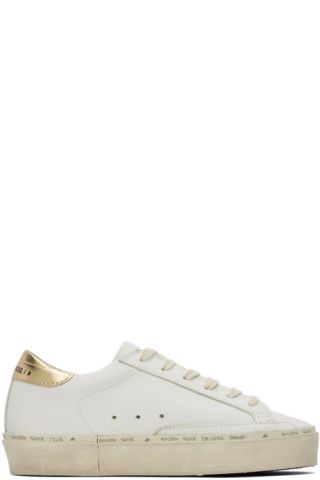 Golden Goose - White Hi Star Sneakers | SSENSE