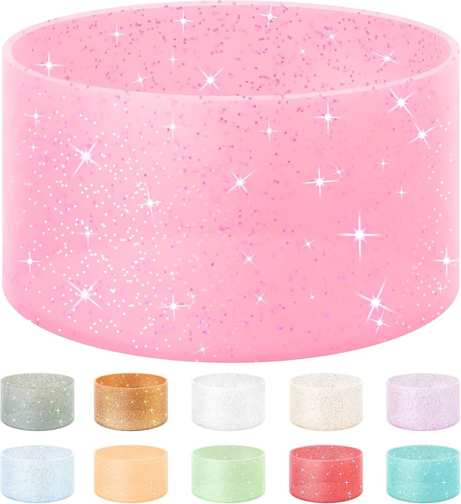 Vmini Protective Glitter Silicone Boot, Compatible with Stanley Tumbler 20-40oz & Hydro Flask Wat... | Amazon (US)