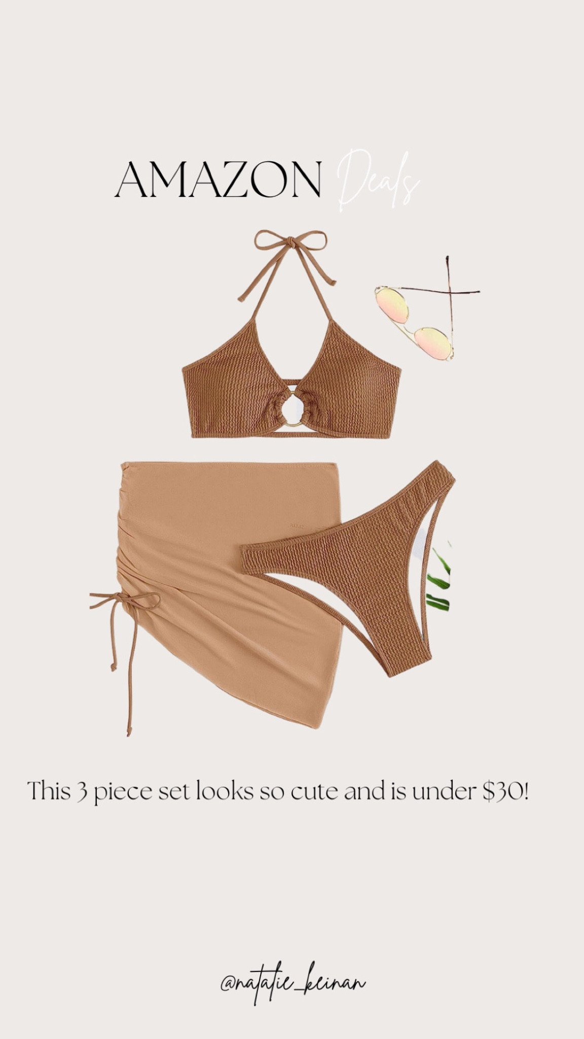Amazon swim set looks so cute! 3 piece set for under $30. 


#LTKFind #LTKunder50 #LTKswim