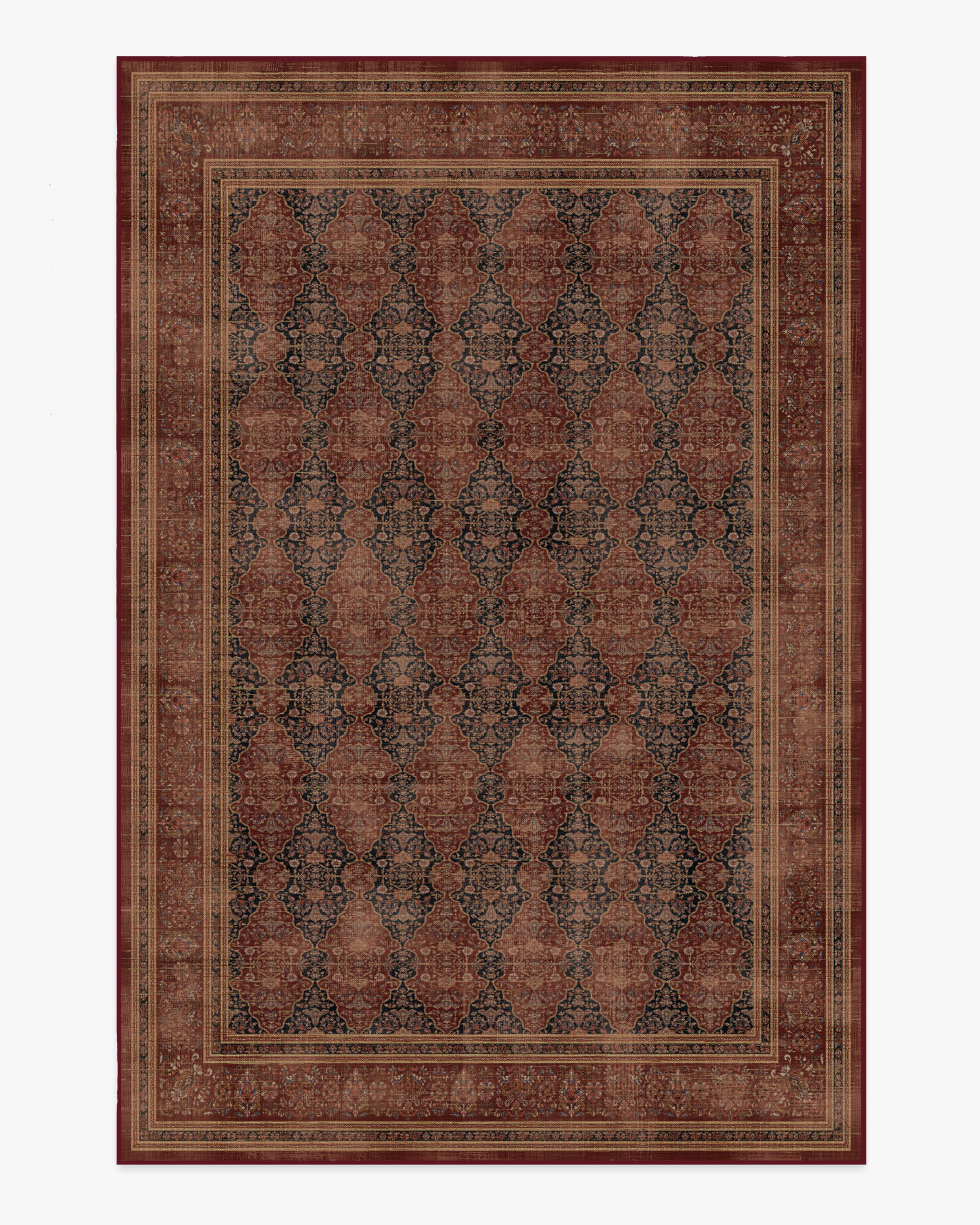 Vesper Amber Red Rug | Ruggable