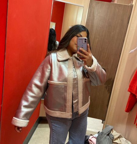 Perfect metallic jacket for winter!  Only $50 but looks feels high quality

#LTKmidsize #LTKstyletip #LTKfindsunder50