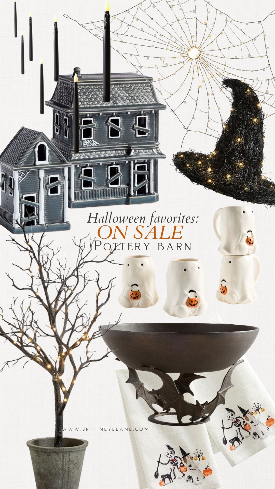 Spooky and sophisticated Halloween fines from pottery barn all part of their Halloween sale! These pieces bring that timeless, haunted charm I love using year after year. From adorable ghost mugs to a fabulous candy dish, every detail feels collected in classic🦇🖤🐦‍⬛🎃

#LTKSeasonal #LTKHalloween #LTKHome