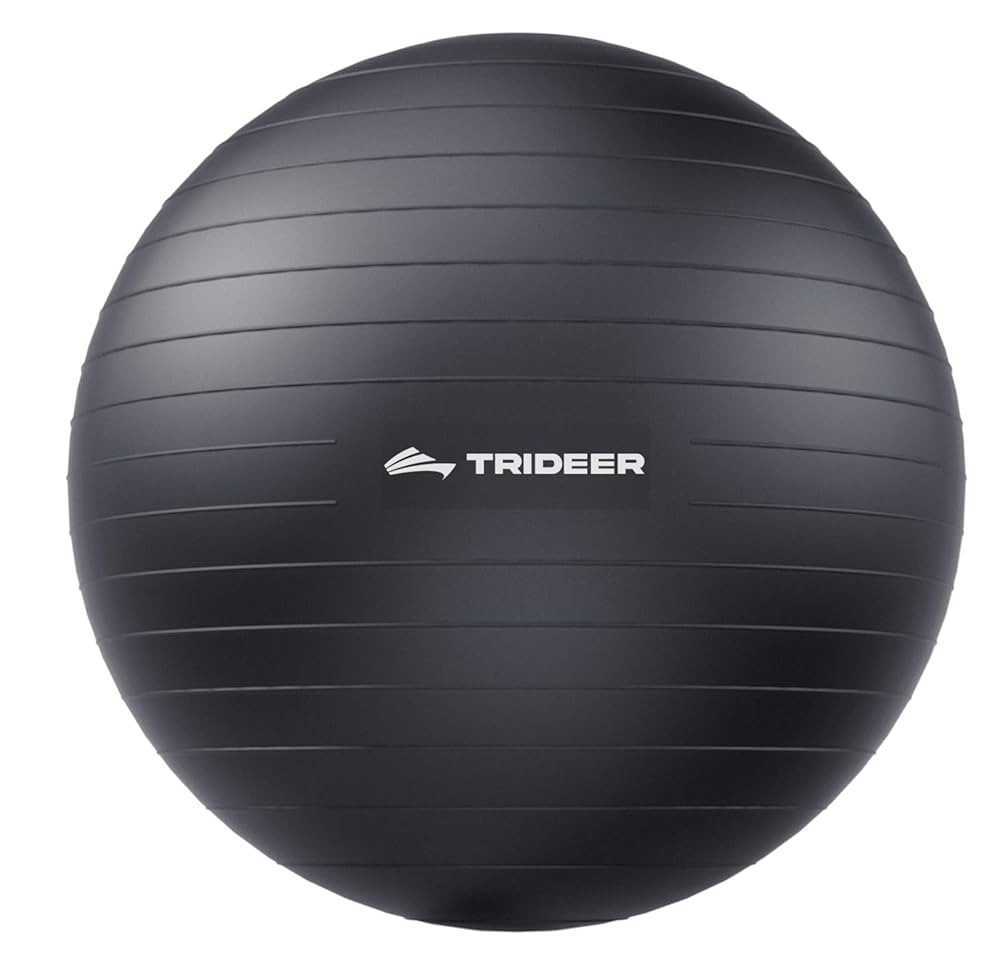 Trideer Extra Thick Yoga Ball Exercise Ball, 5 Sizes Gym Ball, Heavy Duty Ball Chair for Balance,... | Amazon (US)