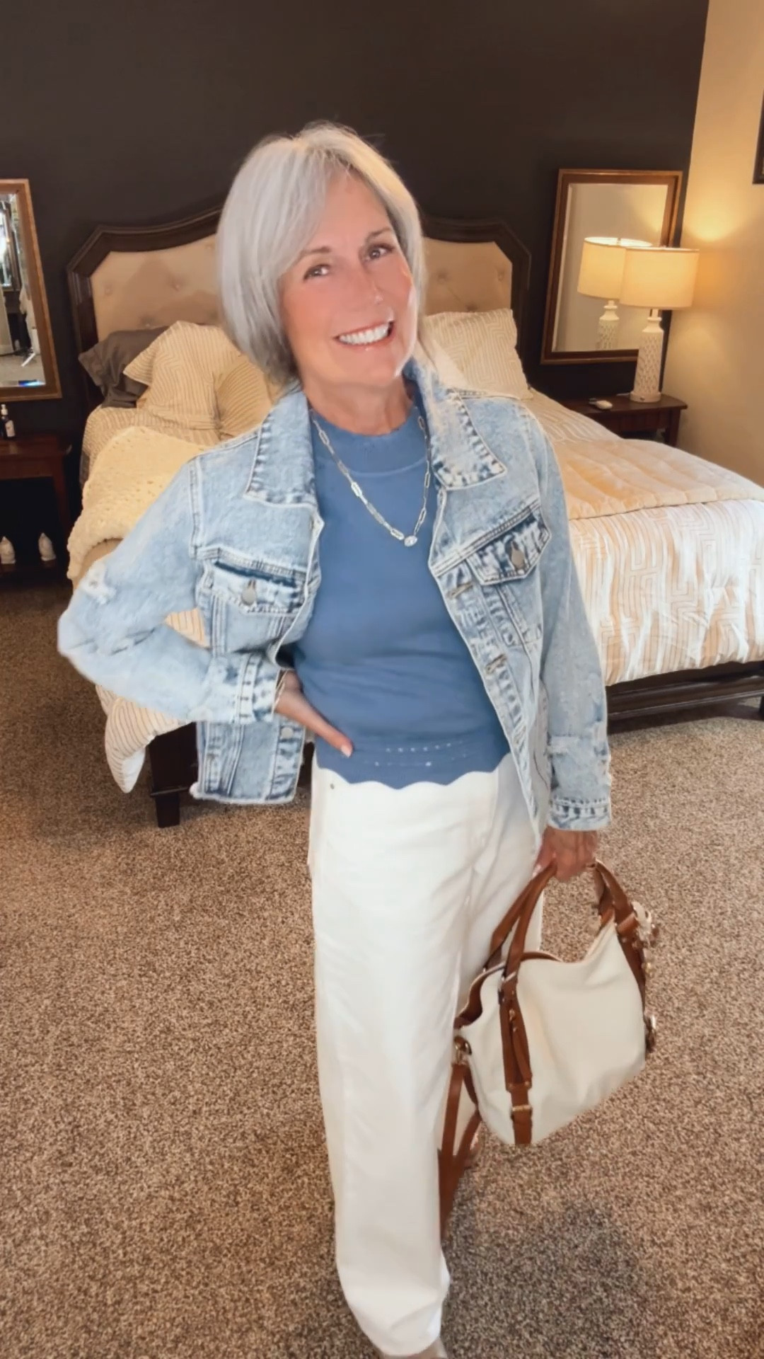 The perfect spring outfit! 

‼️ My sweater is currently 50% off the jeans are 20% off and the jacket is 15% off. 

#ootd #ootdstyle #outfitinspo #outfitideas #whatiwore #styleinspo #fashioninspo #dailyoutfits #casualchic #effortlessstyle #classicstyle #streetstyle
#neutralstyle #elevatedbasics #springoutfits #springstyle 
#howtostyle #styletips #wearitloveit
#over40style #midlifestyleblogger

#LTKOver40 #LTKSeasonal #LTKSaleAlert