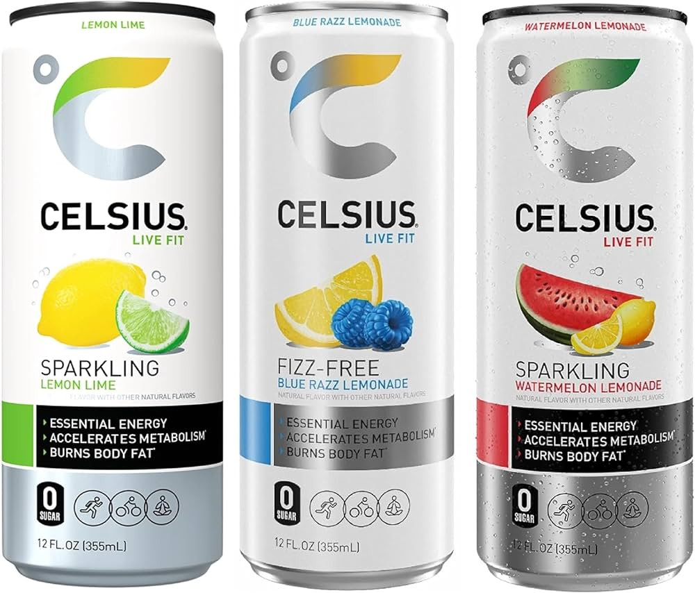 CELSIUS Sparkling Functional Essential Energy Drink with Variety of Flavors, 12 Ounce Can - Best ... | Amazon (US)
