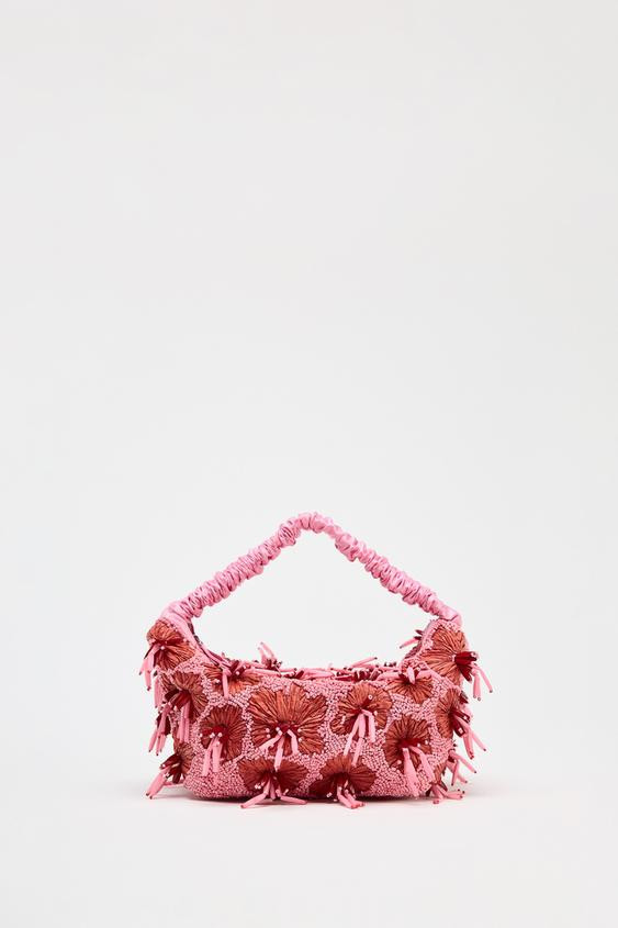 BEADED MINI BUCKET BAG | Zara US